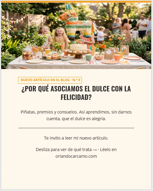 Tarjeta del carrusel exportada de Gamma App a PowerPoint, con el título en una sola línea, texto pequeño centrado y mucho espacio vacío